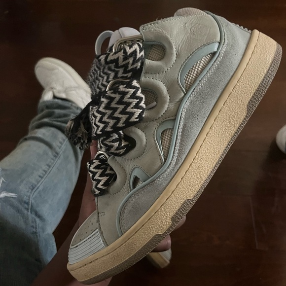 Lanvin Sneakers with Zigzag Laces - Picture 4 of 7